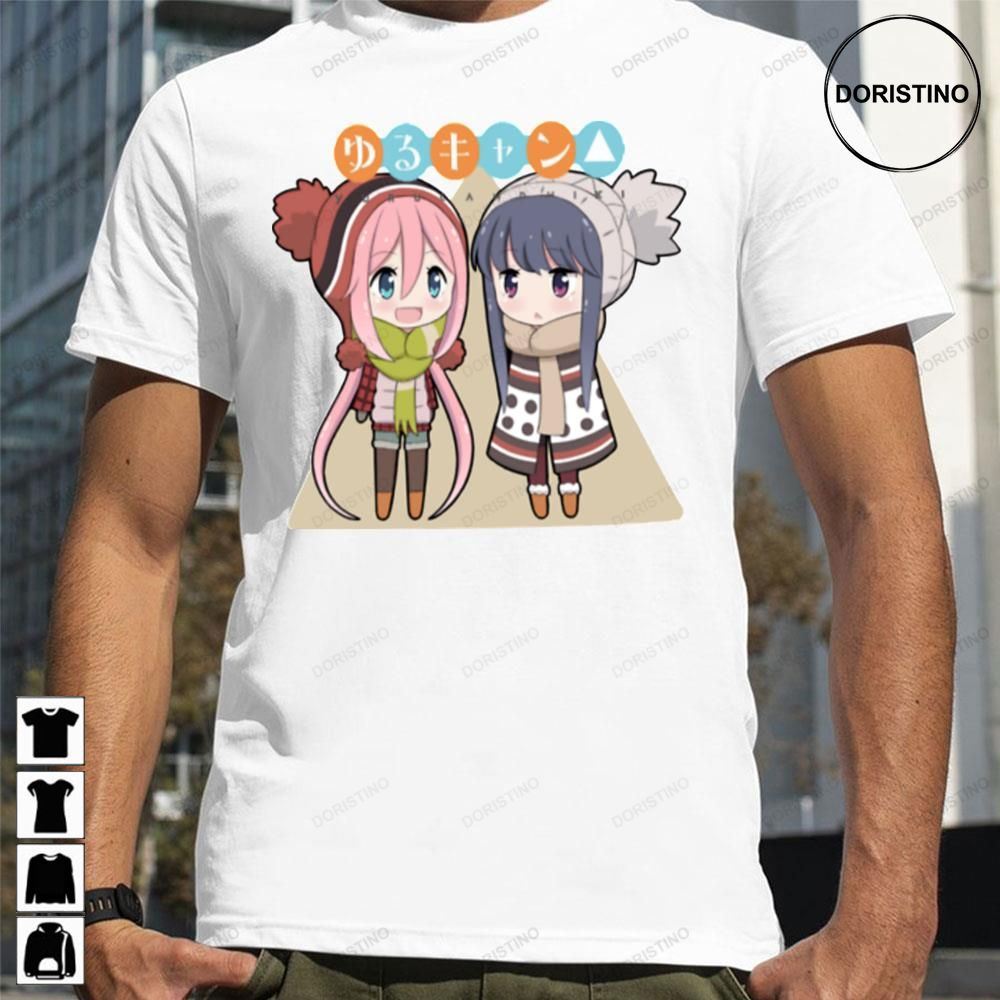 Main Characters Design Yuru Camp Limited Edition T-shirts